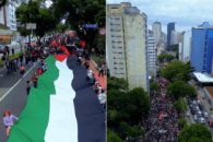 Cidades brasileiras registram atos pró-Palestina neste domingo